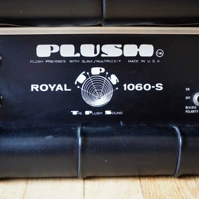 1970 Plush Amps Royal 1060-S Vintage Tube Electric Guitar Amp 100 Watt, 6L6 Quad image 4