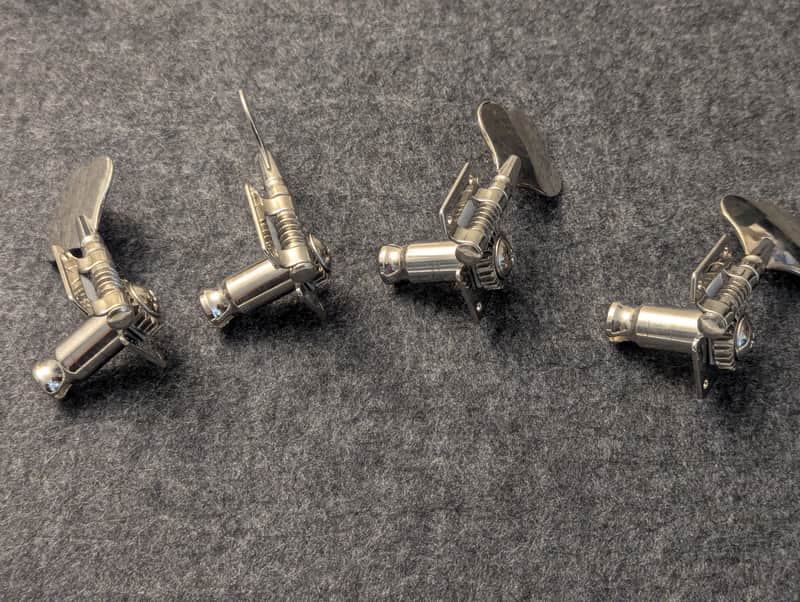 Original tuners from Squier Precision Bass PJ  2023 - Nickel/silver image 1
