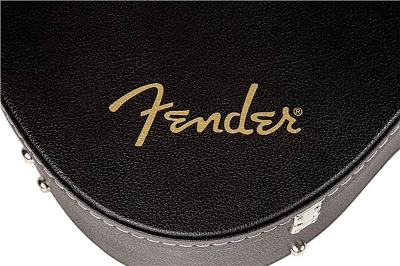 Fender Flat-Top Dreadnought Acoustic Guitar Case, Black 2016 imagen 5