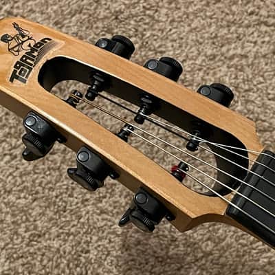 RARE TogaMan GuitarViol bowed guitar thinline acoustic with hard case Baggs pickup incredibow rosin image 7