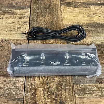 Fender 099-4071-000 MGT-4 Mustang GT 4-Button Footswitch with 1/4" Jack 2010s - Black/Silver image 7