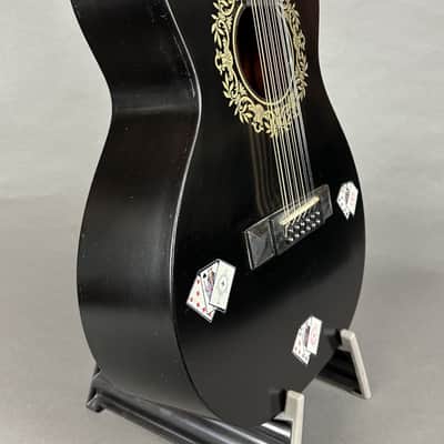 Custom Gambler 12-String Jumbo 2020 circa - Black Gambler image 3