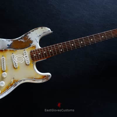 Fender Stratocaster Olympic White Heavy Aged Relic image 15
