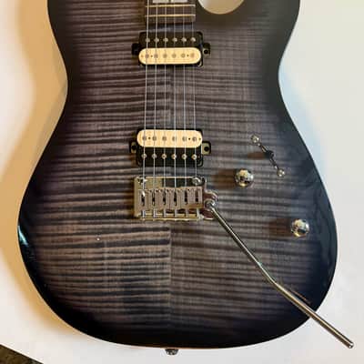 Sire Larry Carlton T7 Flame Maple 2021 - Present - Transparent Black image 2
