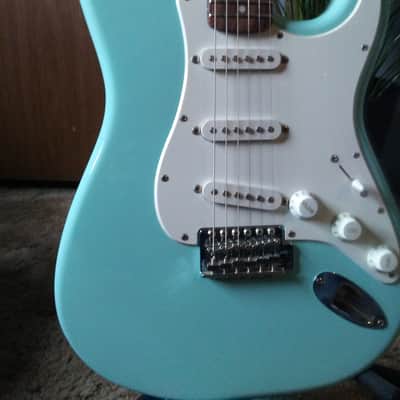 Refinished Squier Stratocaster, Matching Headstock image 2