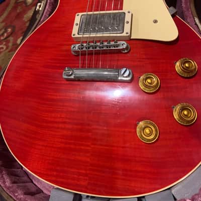 Gibson 1958 Reissue Les Paul Standard Gibson Heavy Aged Sweet Cherry like "Lucy" image 4