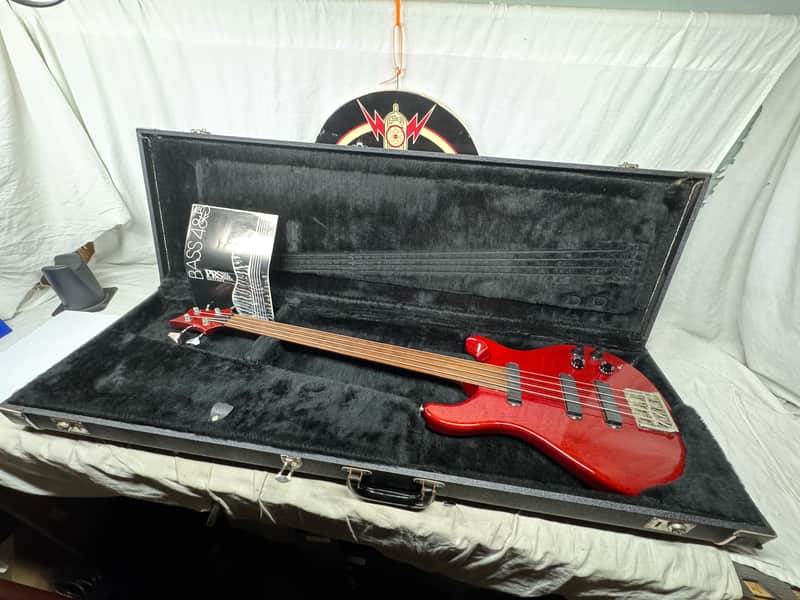 PRS Paul Reed Smith Bass-4 iv Fretless 4-string Bass with Case 1986 image 1
