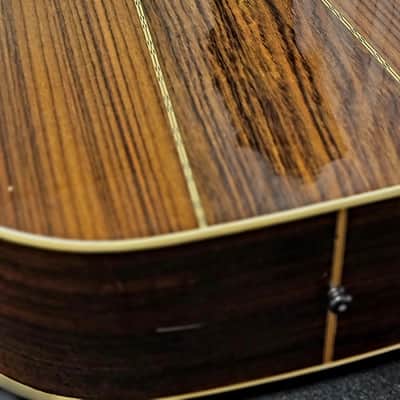 early 70's Yamaki Dreadnought AY 303S "Folk Deluxe" Spruce & Rosewood w/ Original Hard Case image 10