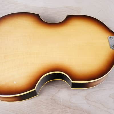 Greco VB-360 Violin Bass MIJ Vintage 1970s Sunburst Maxon Pickups w/ OHSC image 16