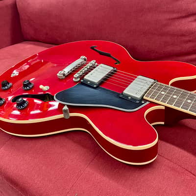 Gibson ESDT-335 Dot Reissue Semi-Hollow Body 2002 - Cherry w/ Case image 4