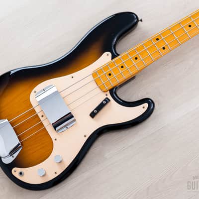 2000 Fender Precision Bass '57 Vintage Reissue PB57-70US Suburst Gold Guard w/ USA Pickup, Japan CIJ image 1