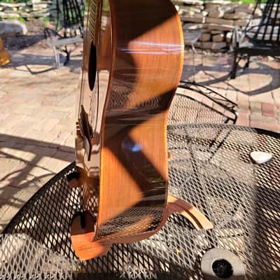 Bischoff Acoustic Guitar 9-String (not 12-String) Custom Artist Series Luthier Hand-Crafted 2013 Sunburst Adirondack Madagascar RW Excellent! image 5