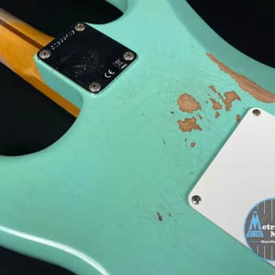 Fender Custom Shop Limited Edition Fat '50s Strat Relic - Super Faded Aged Sea Foam Green image 13