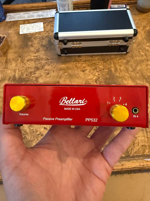 Bellari PP532 Passive Preamp source selector 2023 - Red image 1