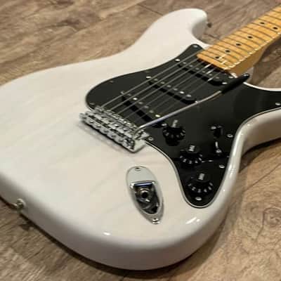 1978 - 1981 Fender Stratocaster Large Headstock 3 Bolt Micro Tilt Neck / Trans White Refinish image 4