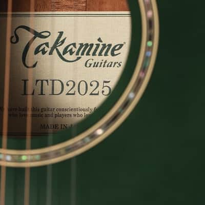 Takamine LTD2025 Gloss Antique Evergreen w/Case image 3