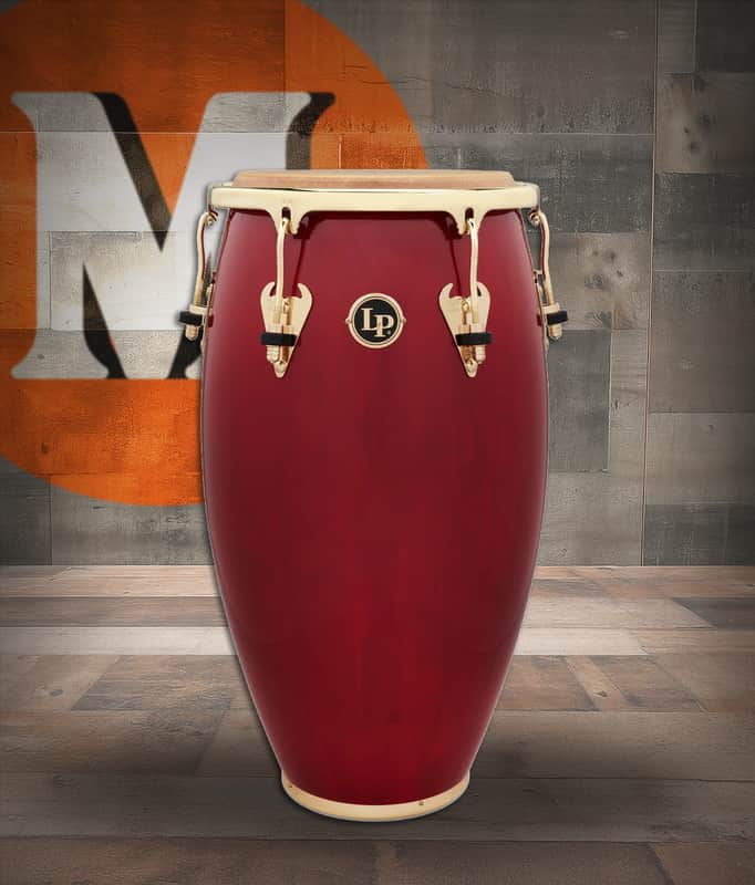 Latin Percussion LP Matador 12 1/2" Tumba Oak Red Gd (M754S-RW) image 1