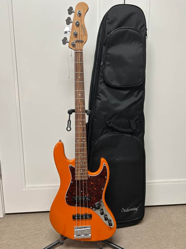 Sadowsky MetroExpress Vintage J/J 4 String Bass w/Morado Fingerboard - Candy Apple Orange image 1