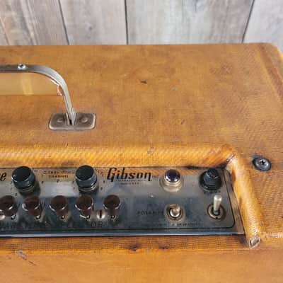 Gibson GA-80 Vari-tone Robin Trower Owned? Tweed Guitar Amp 1959 - Tweed image 15