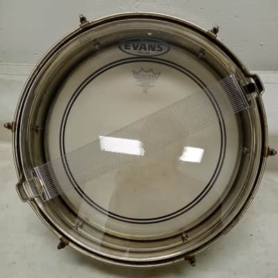 Ludwig 4x14"Heavy 2-Piece Brass Snare Drum Vintage 10s NOB Dance Model Universal image 10