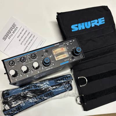 Shure FP33 Portable 3-Channel Remote Stereo Mixer 2010s - Black image 1