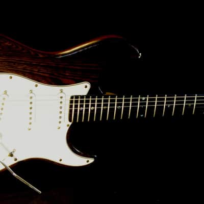 J. K. LADO WENGE STRAT 2002 WENGE. ONLY ONE BUILT. A MAJESTIC GUITAR. GREAT SOUND AND HIGH QUALITY. image 1
