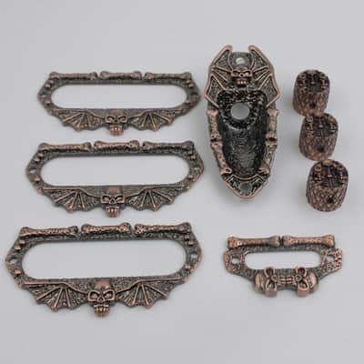 Single Coil Guitar Pickups Cover+Gear switch frame + jack plate+Guitar Knobs Set image 2