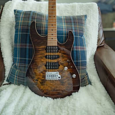 Suhr Modern Plus HSH with Roasted Maple Fretboard - Bengal Burst image 1