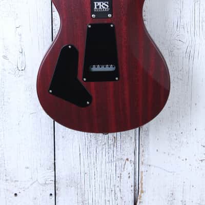 PRS CE 24 Semi Hollow Electric Guitar Quilt Maple Top Fire Red Burst w Gig Bag image 9