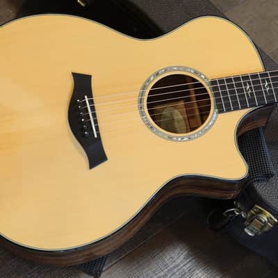 Unplayed! 2014 Taylor Custom GA Madagascar Ebony European Spruce Acoustic Guitar Natural + OHSC image 2