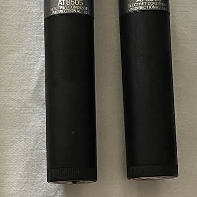 Pair Audio-Technica AT853 Condenser Choir, Theater Hanging Mics w/ AT8505 Power Modules — Excellent image 6