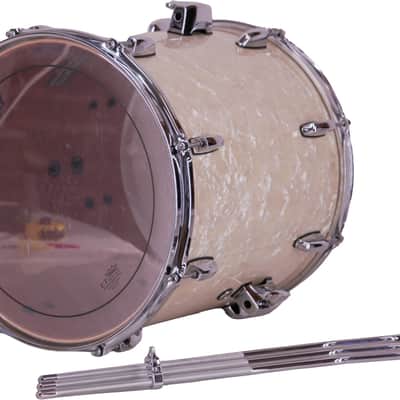 Pearl Session Studio Select 14" x 14" Floor Tom Drum Nicotine White Marine Pearl image 4