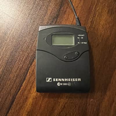 Sennheiser EW 300 G3 wireless headset microphone 2008- 2010 - Silver/ black image 9