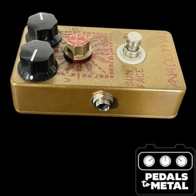Analogman Sun Face TI-UK Germanium Fuzz with Sun Dial Knob 2008 - 2017 - Gold X16795 image 4