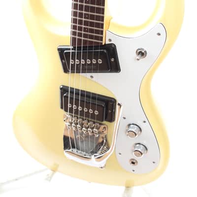 1990s Mosrite The Ventures MK1 Short 22" Scale vintage white image 3