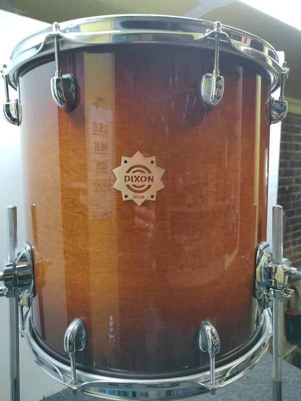 Dixon Outlaw Floor Tom - 16'' x 16'' 2010's - Caramel image 1