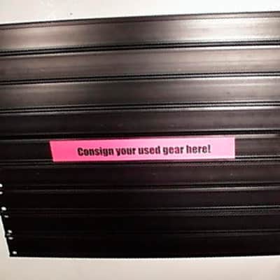 34 Rack Space Sign Holders PLASTIC - BLACK image 4