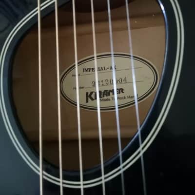 Kramer Imperial Ax Acoustic Explorer 1999 Black image 2