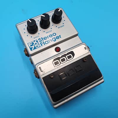 Vintage 1987 DOD FX75 Stereo Flanger Guitar Effect Pedal Bass MN3007 MN3101 87 image 7