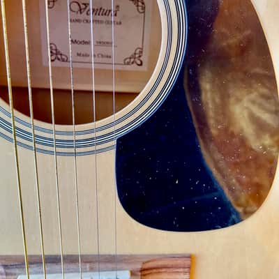 2000's Ventura Dreadnought Acoustic Guitar image 3