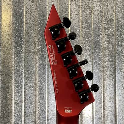 Immagine ESP LTD MH-1000 Evertune Candy Apple Red Satin Guitar #0731 Used - 6