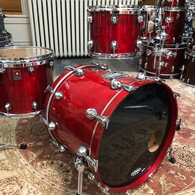 90's Premier Genista Drum Set 10/12/16/22 -Birch image 2