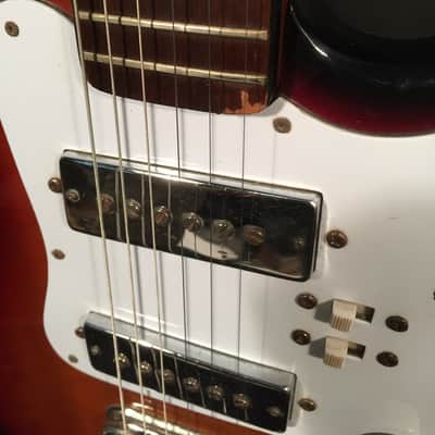 Late 1960’s vintage Satellite 65-T electric guitar, Made in Japan, good player image 5
