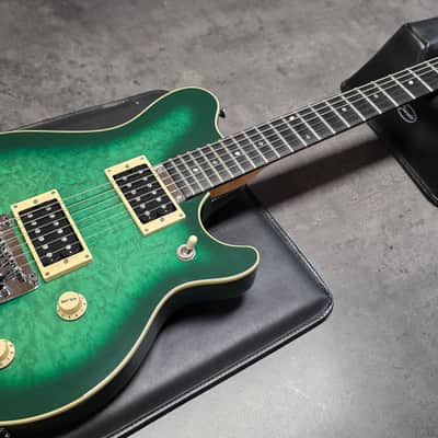1989 Andy Farrell EVH Eddie Van Halen Signature British Racing Green Burst British UK Custom Shop Boutique Luthier Masterbuilt Master Built Electric Wolfgang Guitar Pre-Music Man Pre-Peavey PRE-PRODUCTION PROTOTYPE image 5