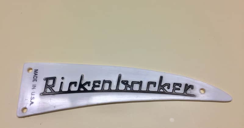 Rickenbacker Trussrod Cover 2010's White image 1