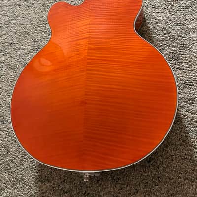 Gretsch G5427T Electromatic Hollow Body with Flame Maple Top 2021 - 2022 - Orange Stain image 3