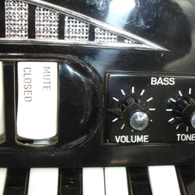 Philharmonic Piano Accordion, Black w/ Case & Straps image 8