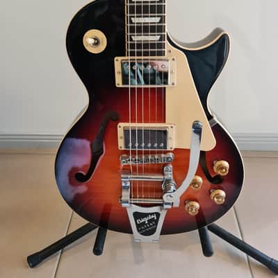 Gibson Les Paul ES Hollow with Bigsby Sunburst image 2