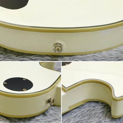 2008 made Epiphone CHINA Les Paul Custom Alpine White Qingdao Made in China image 13