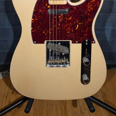 T-Style Partscaster w/ HSC -Fender Highway One USA Blonde Body, Warmoth Neck, Lollar Bridge Pickup, Cloth Wire Neck Pickup, Grover Deluxe Tuners, Fender Bridge image 5